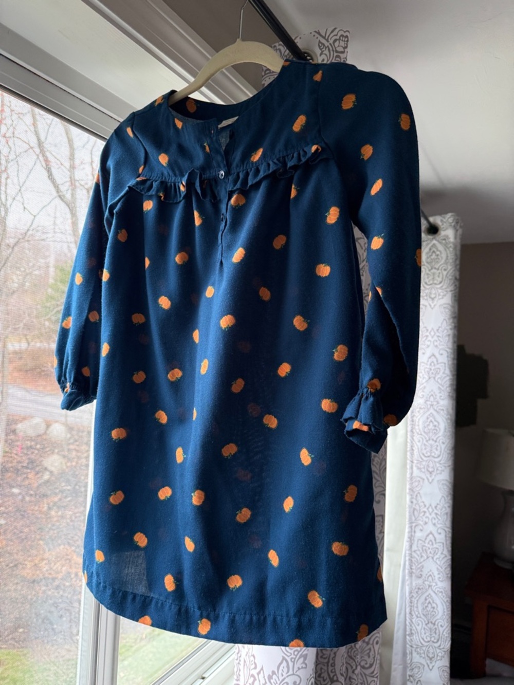 Crewcuts Pumpkin Print Dress